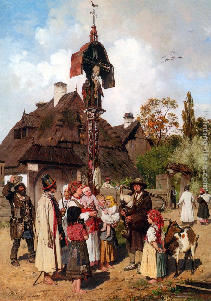 Anton Kozakiewicz Der Dudelsackpfeifer